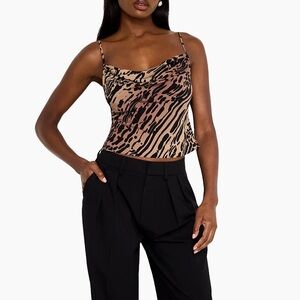 Good American Chiffon Bias-Cut Camisole